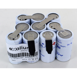 Batterie 12V 1.8Ah NiCd pour Aspirateur DV1205N Black & Decker