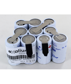 Batterie 12V 1.8Ah NiCd pour Aspirateur DV1205N Black & Decker