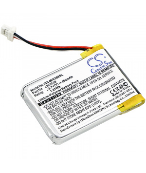 Batteria 3.7V 0.450mAh LiPo per fotocamera MIO Mivue 388