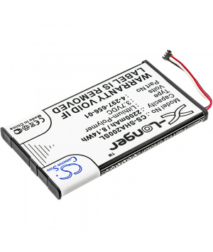 Batterie 3.7V 2.2Ah LiPo pour Ampli casque SONY PHA-2