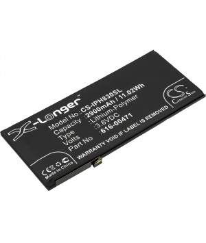 LiPo batería 3.8V 616-00471 para Apple Iphone XR 2.9Ah