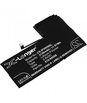 Batterie 3.8V LiPo 616-00506 für Apple iPhone Xs Max 3.15Ah