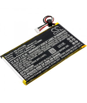 LiPo batería de 3.7V para LeapFrog LeapPad Tablet 2.5AhTiempo 3