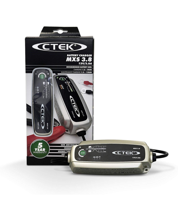 Chargeur maintien de charge CTEK MXS3.8 12V 3.8AH