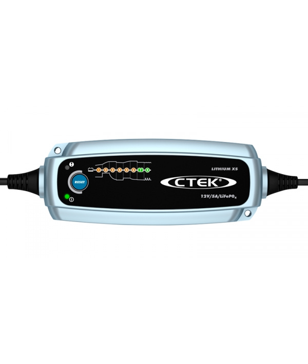 Chargeur batterie Ctek LITHIUM XS 12V 5A LiFePO4 Li-Ion