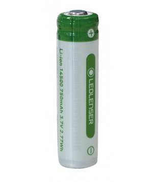 Batteria 3.7 v 750mAh Li-ion per proiettori LED Lenser MH3, MH4, MH5