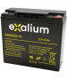 Batterie plomb cyclique 12V 22Ah EXAC22-12 Exalium