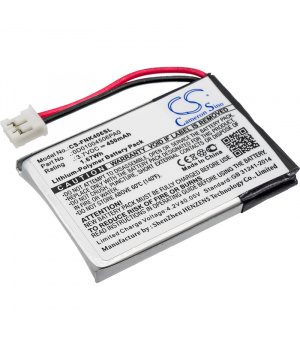 3.7 V 450mAh LiPo battery for East Franklin translator-4016