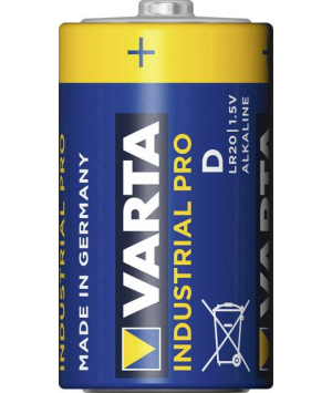 Pile alcaline 1,5V LR20 Industrial Varta (4020211111)