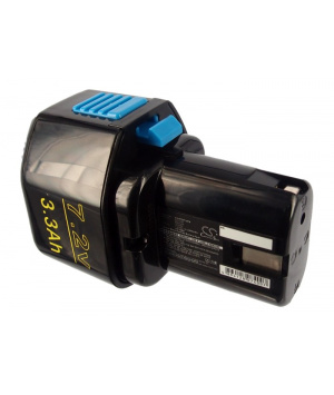 Batterie 7.2V 3.3Ah Ni-MH pour Hitachi D10db (EB712S)