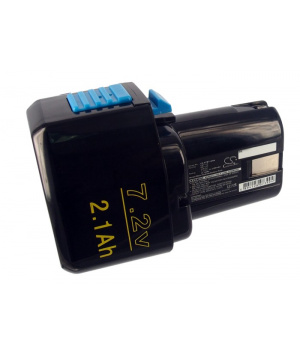 Batterie 7.2V 2.1Ah Ni-MH type EB712S pour Hitachi D10DB
