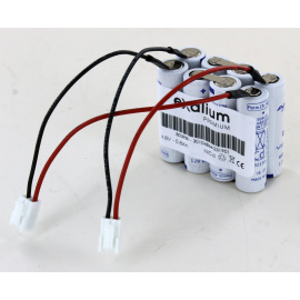 Batterie Saft 2x 4.8V 2x 4VST AAL 803981 + connecteur