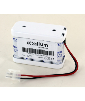 BATTERIE 12V 1.7AH NIMH TYPE BESAM , 550473, SLIMDRIVE ADS