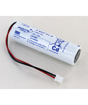 2.4V 1.6Ah NiCd 805809 block security URA 117319 Saft battery 2.4V 1.6Ah NiCd 805809 block security URA 117319 Saft battery