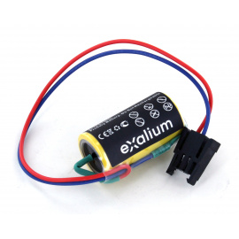 Pile lithium 3.6V Type ER17330V pour automate Mitsubishi (A6BAT)