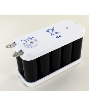 Batterie Ni-Cd 12V 7Ah 10VTF Flasques Saft (132649)