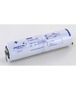 Batterie Ni-Cd 2,4V 4Ah 2VTD Bâton Clip BAES Saft (131199)