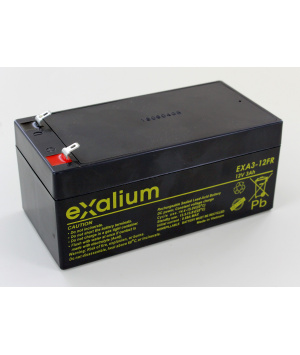 Batterie Plomb 12V 3Ah Exalium EXA3.12FR Batterie Plomb 12V 3Ah Exalium EXA3.12FR