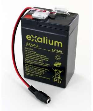 6V 4Ah lead battery for quad boat kompact boats