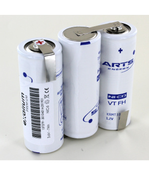 Batterie Arts 3.6V 7Ah 3 VTF cote cote BAES