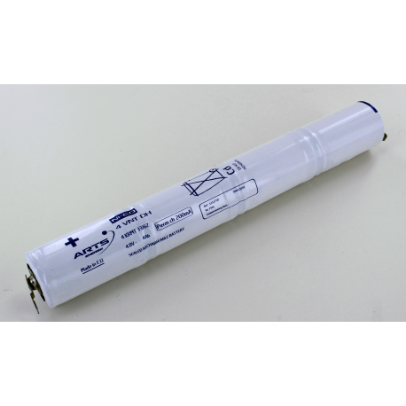 Batería NiCd 4.8V Saft 4Ah 4VTD palo 131175