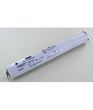 Saft 4.8V 4Ah 4VTD stick 131175 NiCd battery