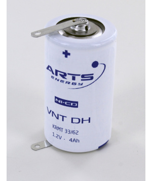 Batterie Saft Arts 1.2V 4Ah VNT DH cosses 792307
