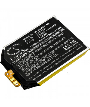 Batería 3.8V 360mAh LiPo para Asus ZenWatch 2 WI501QF