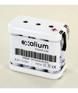 Batterie Ni-Cd 8,4V 700mAh 7VREAA700 Saft (789058)