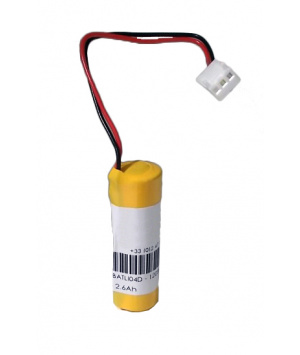 Pile lithium 3,6V 2,6Ah pour Daitem Daitem (BATLI04)