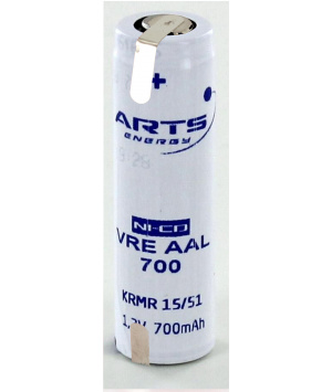 Elément Ni-Cd 1,2V 700mAh VREAAL Saft (CLG spéc) (CLG spéc) (CLG spéc) (CLG spéc) (CLG s (7903
