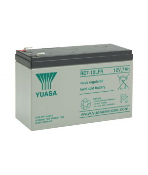 Batteria piombo 12V 7Ah RE7-12LFR Yuasa