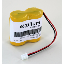Batterie 2.4V 2Ah NiMh type 111908 pour Baes URA