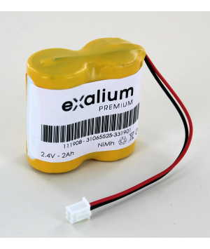 Batterie 2.4V 2Ah NiMh type Baes URA (111908)