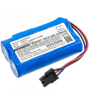 Batterie 3.7V 6Ah Li-Ion Ciseaux À Gazon WOLF GARTEN Power 100 (7086-880)