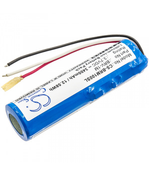 Battery 3.7V 3.4Ah Li-Ion for BRAVEN BRV-1M speaker