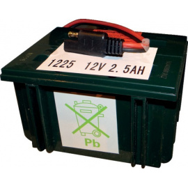 Waterproof lead battery 12V 2.5Ah for mower
