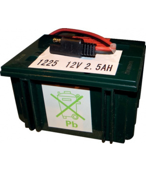 Batterie plomb étanche 12V 2.5Ah pour tondeuse (1225)