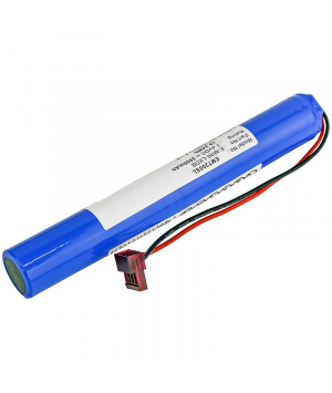 Batterie 7.4V 2.6Ah Li-Ion pour NTI Enviromux 2DB, 5DB, MINI-LXOB