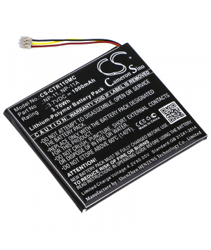 Batería 3.7V 1Ah LiPo NP-11A para Casio TR Mini cámara