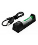 Caricabatterie Li-Ion 18650 per torcia F1R, P7R Led Lenser