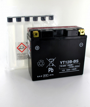 Moto Piombo Batteria 12V 10Ah 120A YT12B-BS Moto Piombo Batteria 12V 10Ah 120A YT12B-BS