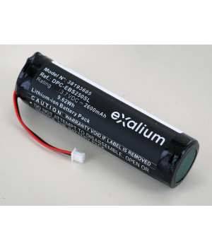 Batterie 3.7V 2.6Ah Li-ion pour Loupe ESCHENBACH SmartLux 2.5