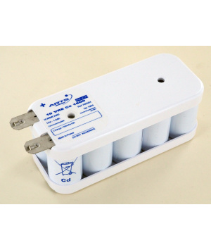 Batterie Ni-Cd 12V 1,5Ah 10VRECS1600 Flasques Saft (785504)