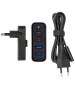 Station alimentation 2 USB 5V / 24V 3A 60W 2 USB-C