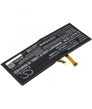 Batterie 7.6V 2.5Ah LiPo PBP5 pour Microsoft SurfaceBook