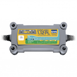 Cargador de batería Lead/LiFePO4 12V 1A 2-32Ah GYSFLASH 1.12