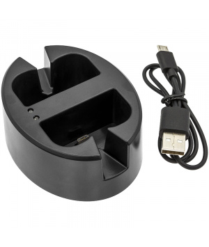 USB Charger 2 Li-Ion batteries for Ring Video Doorbell 2