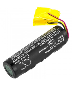 Batería 3.7V 2.6Ah Li-Ion para Bose SoundLink Micro
