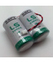 Battery Lithium Saft 7.2V 2S1P-LS33600B INT alarm Residencia